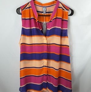 Jcp Hi Lo Bold Tunic Top Size XL